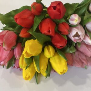 7 szálas gumi tulipáncsokor