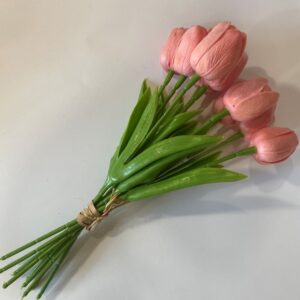 9 szálas polifoam tulipán csokor